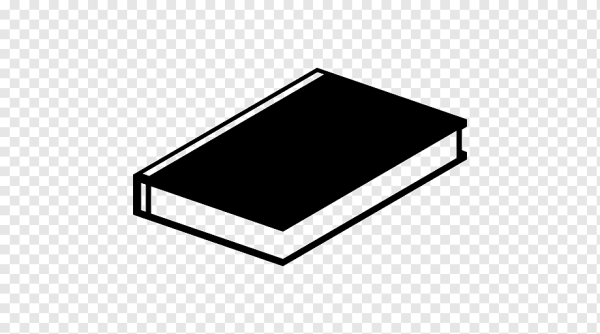 Книги черно белые без фона