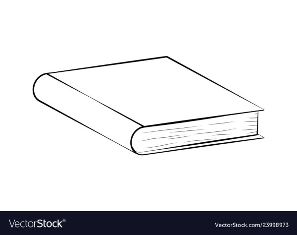 Раскраска книга закрытая