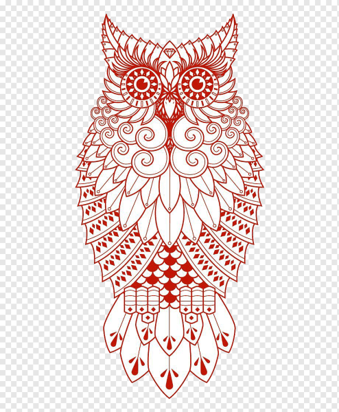 Стилизованное изображение Совы