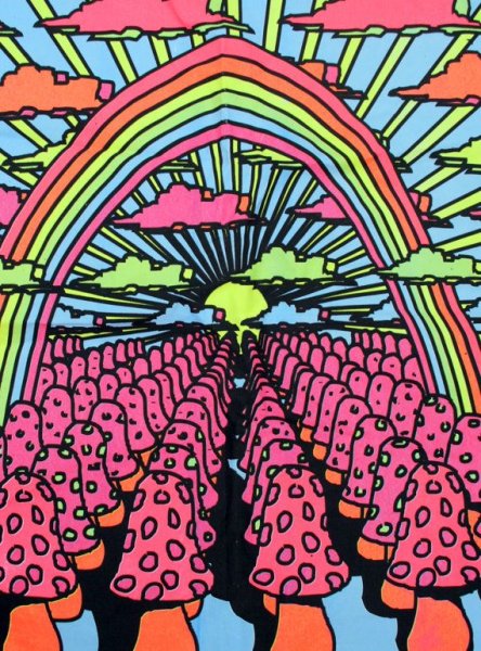 Психодел хиппи грибы