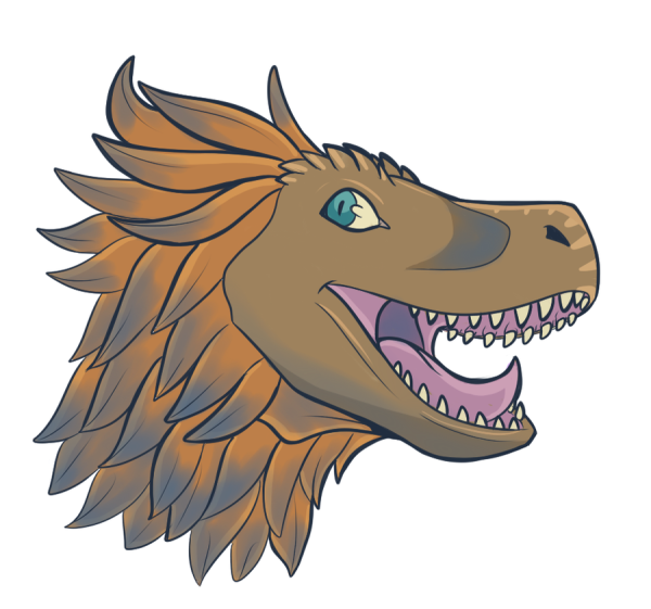 Раптор фурри голова