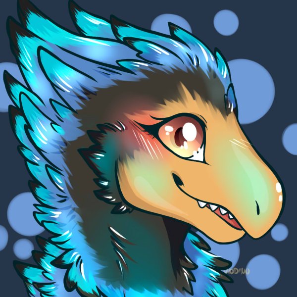 Арт фурри Раптор Раптор
