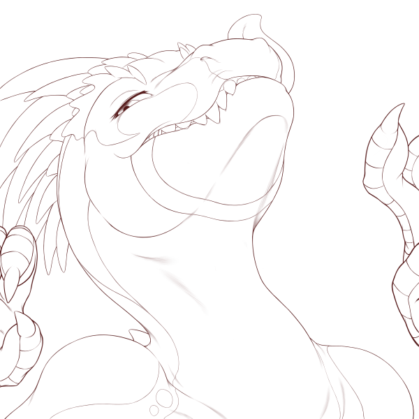 Раскраска фурри Раптор