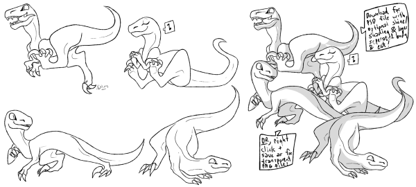 Раптор Блю референсы