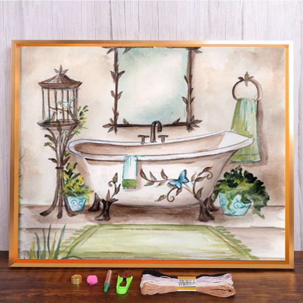 Рисунки в ванную комнату