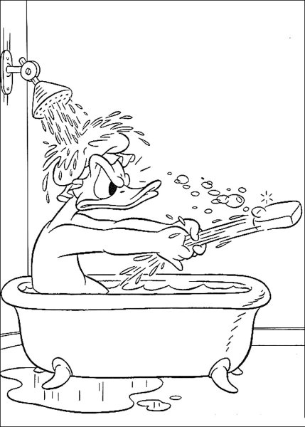 Раскраска Мойдодыр