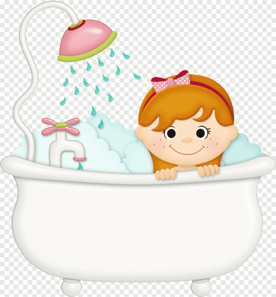 Купаться в ванной рисунок