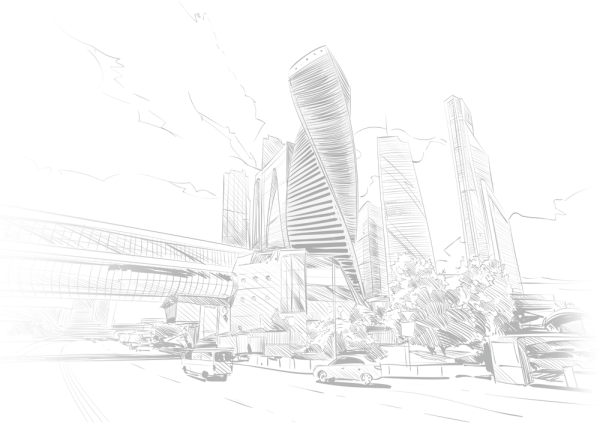 Москва Сити зарисовки