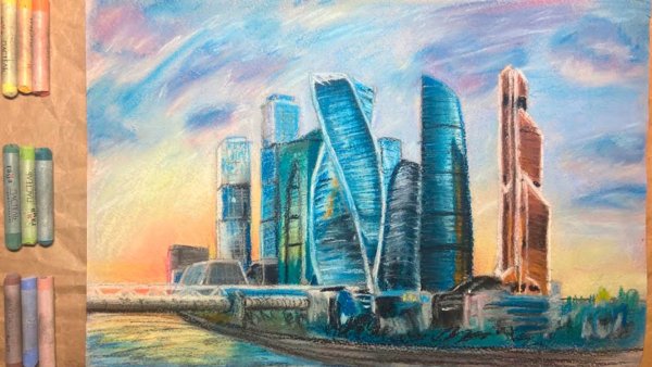 Скетч город