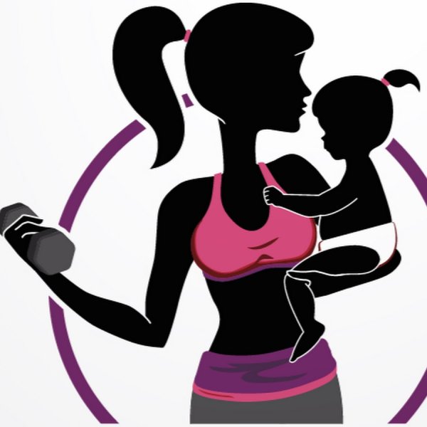 Фитнес мама логотип