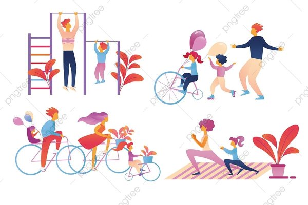 Семья спорт иллюстрация