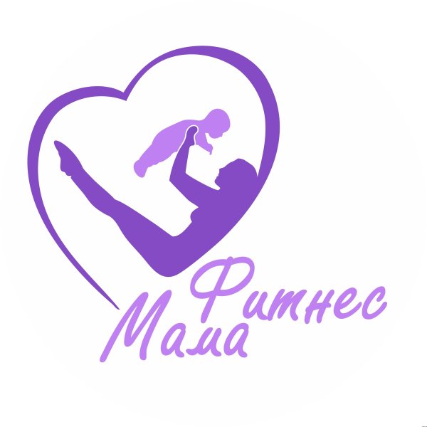 Фитнес мама логотип