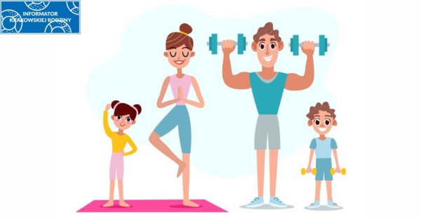 Спортивная семья на прозрачном фоне