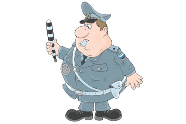Гаишник мультяшный