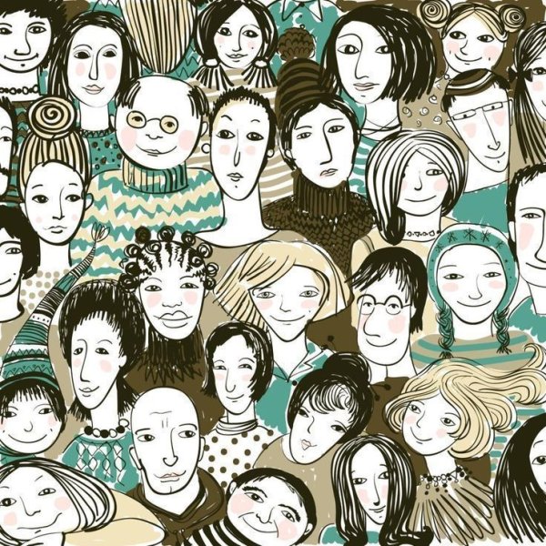 Разные люди иллюстрация