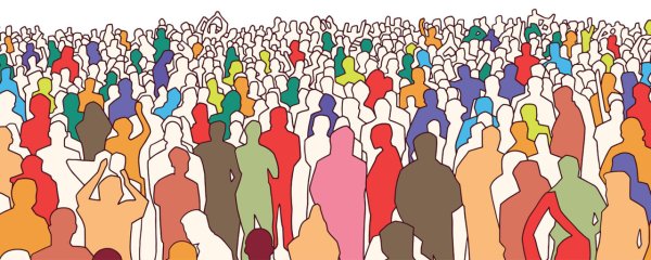 Нарисованная толпа