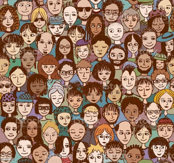 Толпа человечков