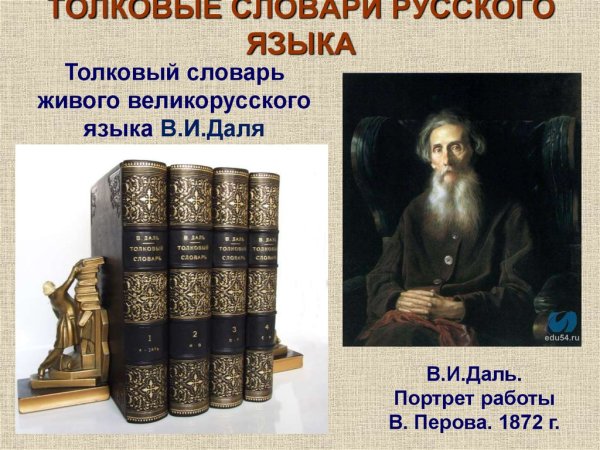 Словарь Даля презентация