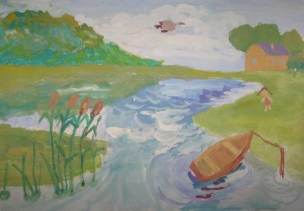 Пейзаж Страна моя родная