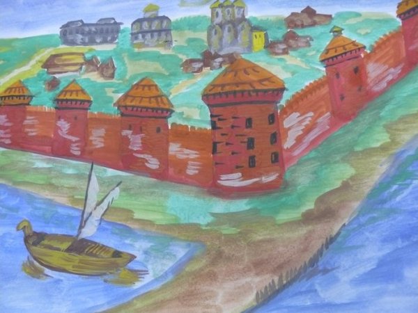 Бендерская крепость рисуночек