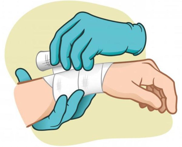 Первая помощь при ожогах рисунок