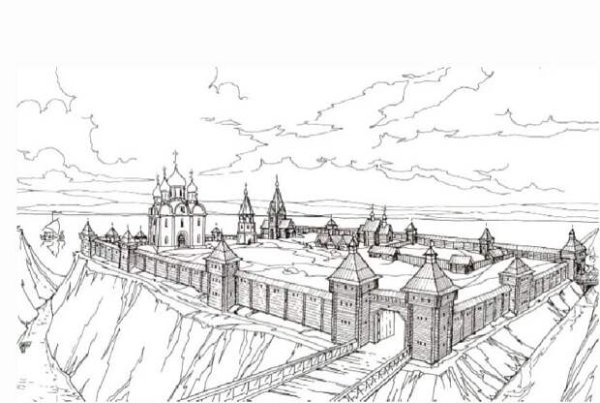 Новогрудский замок схема