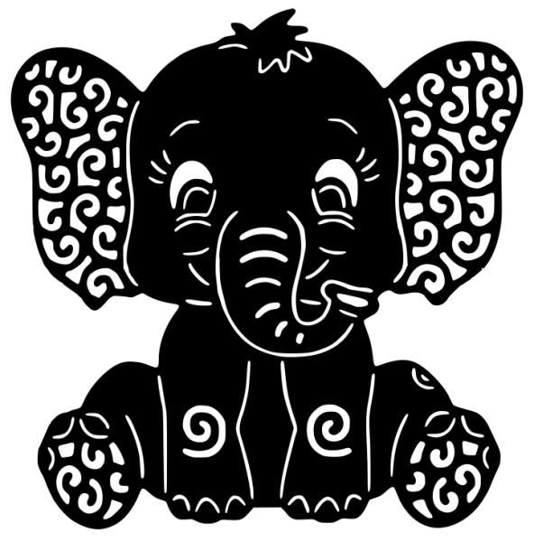 Слоник детский для плоттера