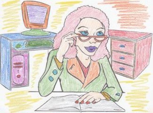 Бухгалтер иллюстрация