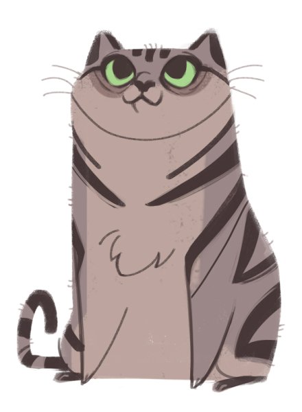 Коты в мультяшном стиле