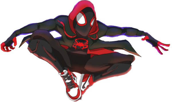 Майлз Моралес человек паук референс