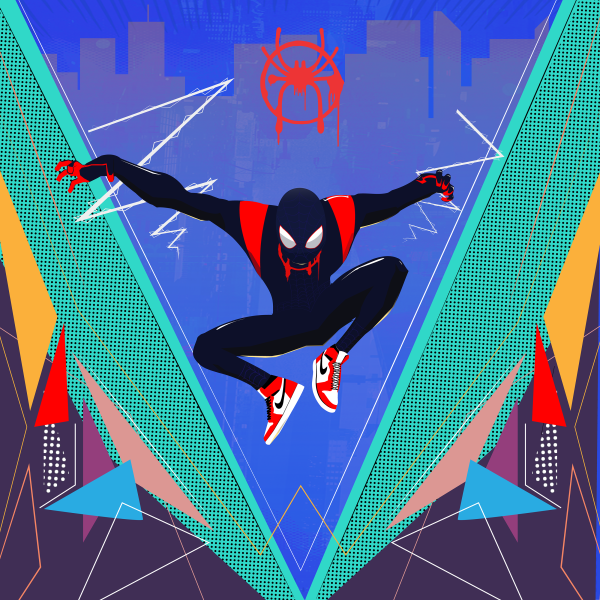 Майлз Моралес на стене