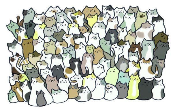 Много котов