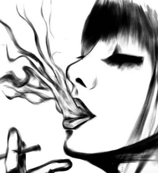 Курение для срисовки