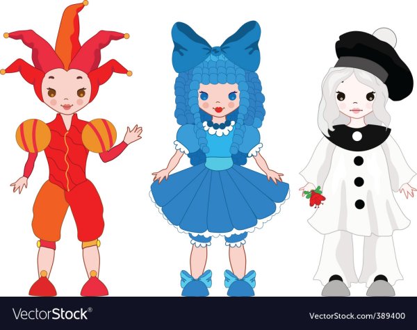 Герои сказки Буратино Пьеро