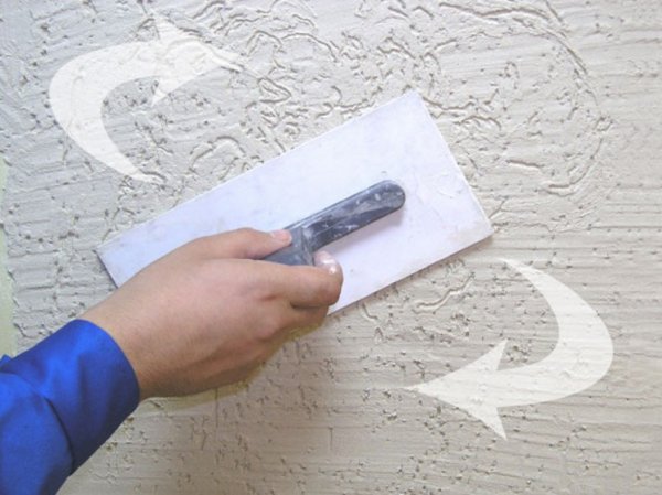 Декоративная штукатурка короед технология нанесения