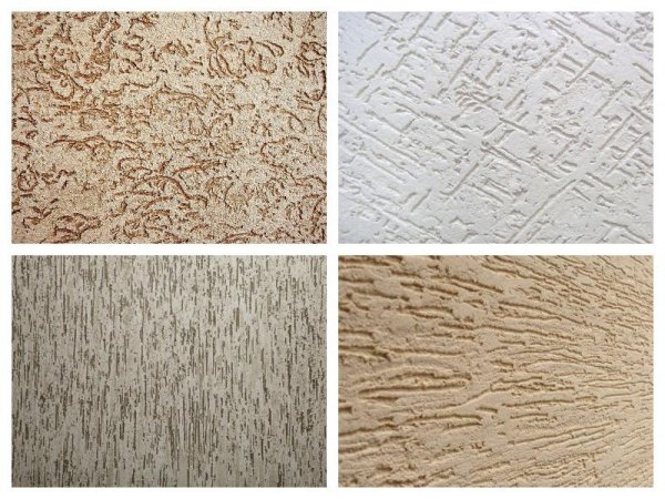 Декоративная штукатурка короед на кухне