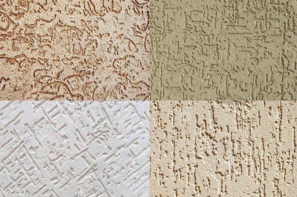 Фасадная штукатурка короед Фарбе