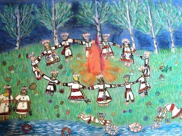 Народные праздники рисунки