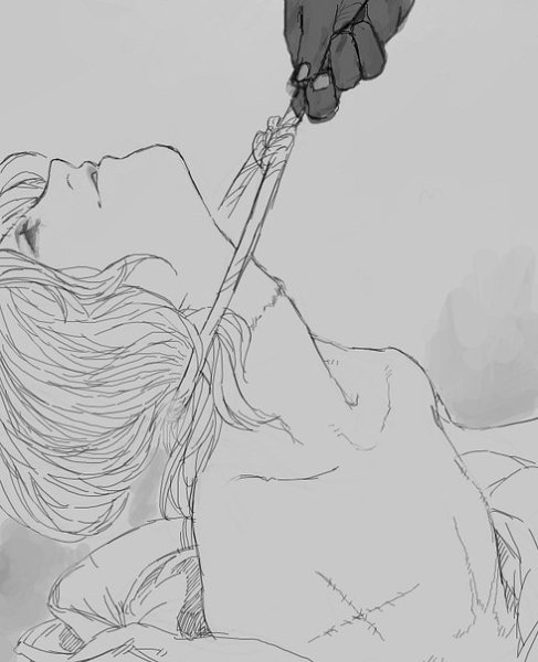 Рисунки связанных девушек