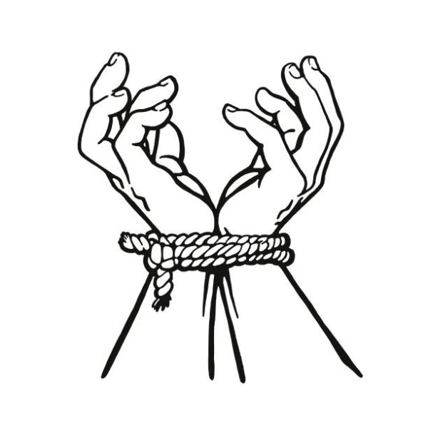 Рисование рук связанных