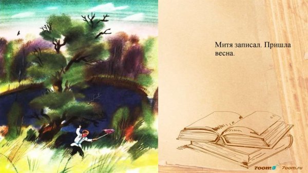 Ушинский четыре желания Весна