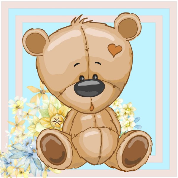 Медвежонок в колпаке