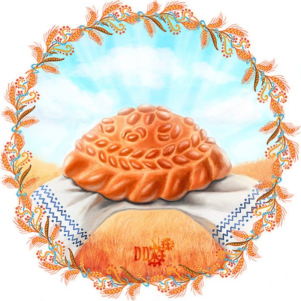 Рисование каравай