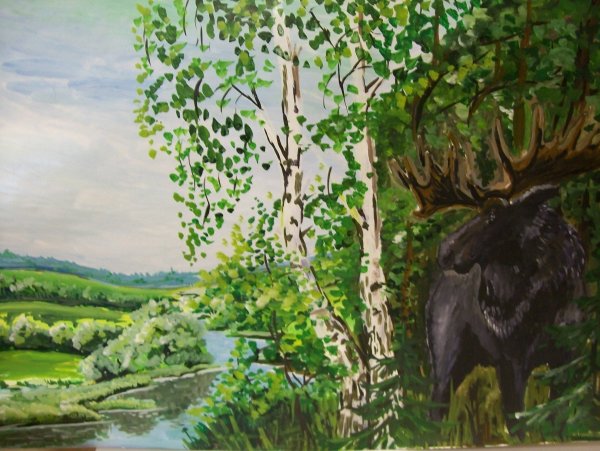 Рисунок на тему природа