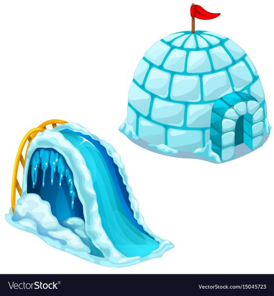 Ледяная горка на даче