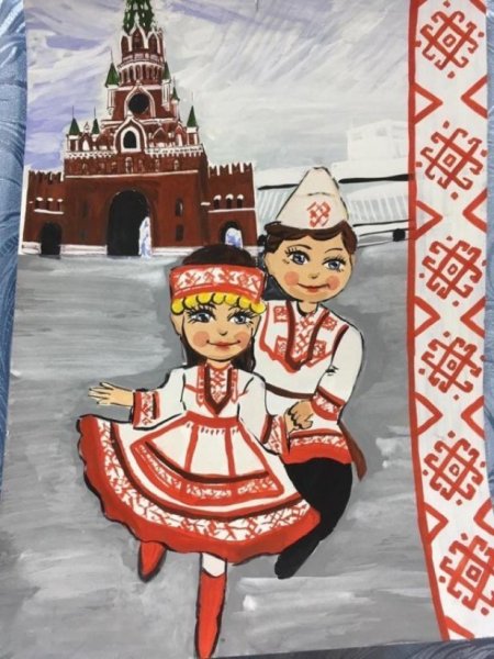 Рисунок к 100 летию Республики Марий