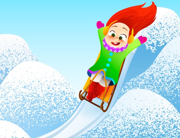 Мультяшные дети на Горке