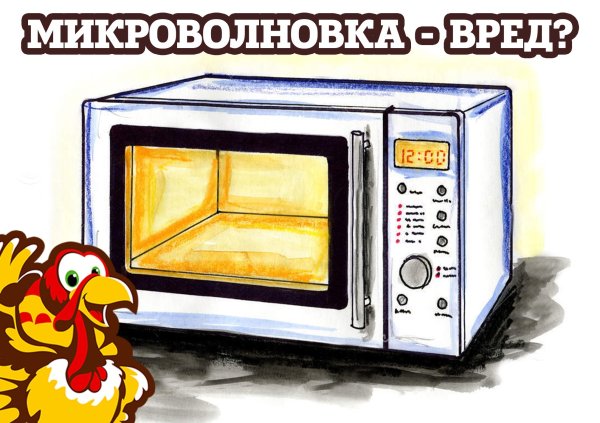 Микроволновка рисунок