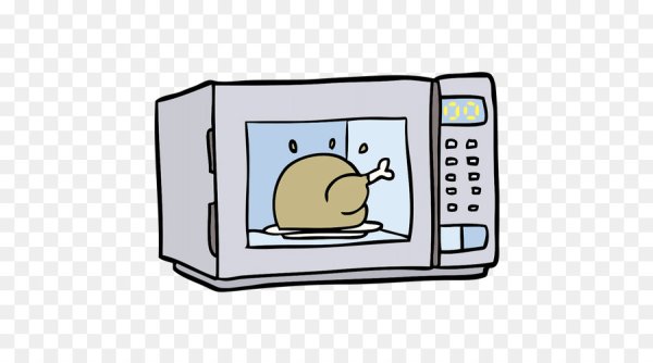 Микроволновая печь мультяшная