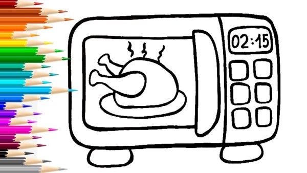 Микроволновка картинка для детей